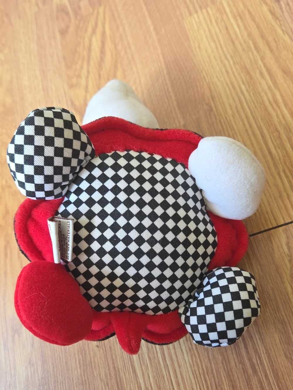 Baby Gund Rainbow Racer Turtle Red White Black Vintage